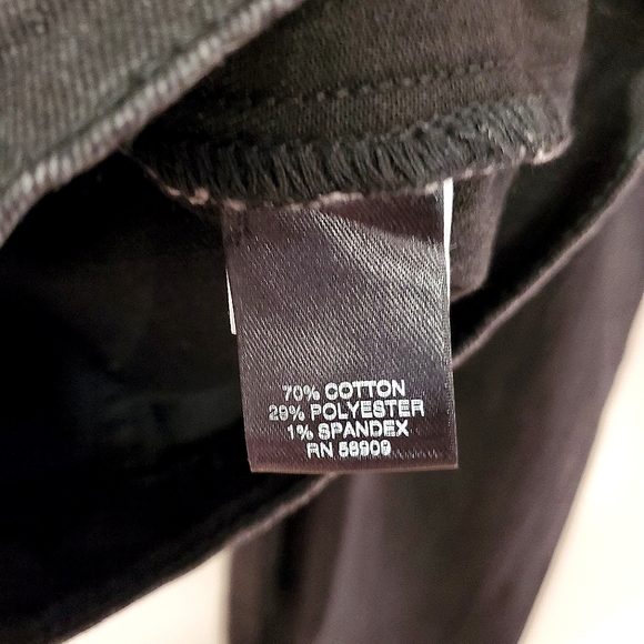 Chelsea & Violet Point Collar Puff Shoulder Jean Jacket - Size M (NWT) - Picture 8 of 9